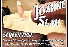 JOANNE SLAM - SCREEN TEST - NEW BUTT PLUG