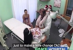 FakeHospital Patient shares doctors cock with halloween zombie nurse