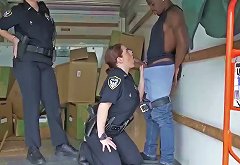 Rough cop gangbang and black pussy fisting Black suspect taken on a Porn Video 971