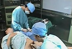 Dr Give the Patient Blowjob in Surgical Operation surgical Glove unifom